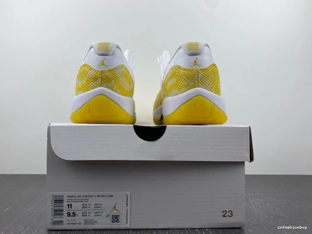 Snakeskin Air Low Jordan Yellow WMNS 11 AH7860-107 1014